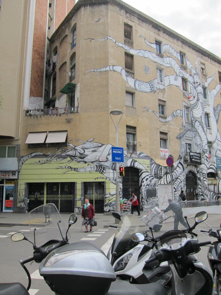 Street Art Continued in Barcelona