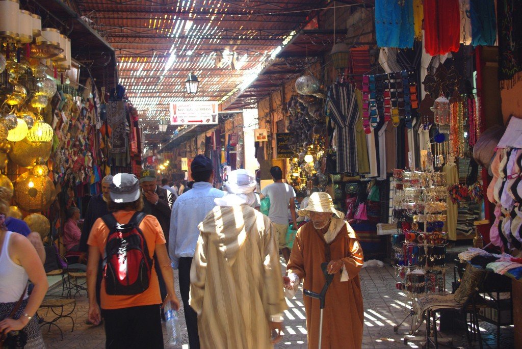 Walking in the Souk at Marrakech