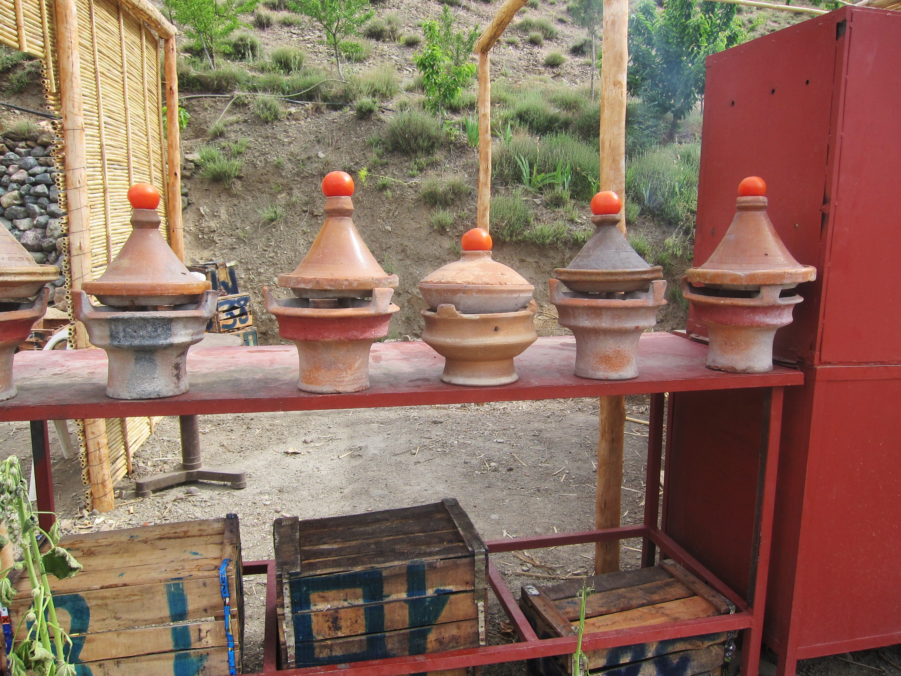 Roadside Tagines enroute from the Sahara to Marrakech