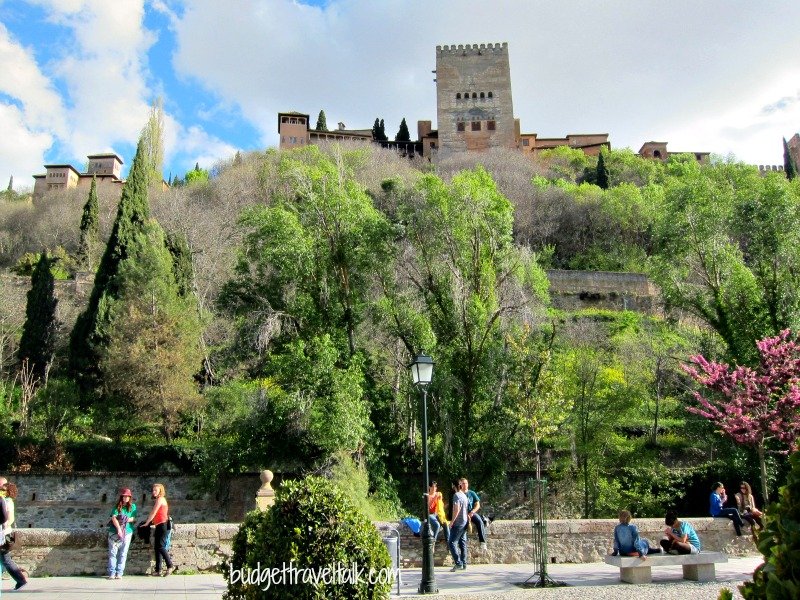 La Alhambra Palace on a Hill