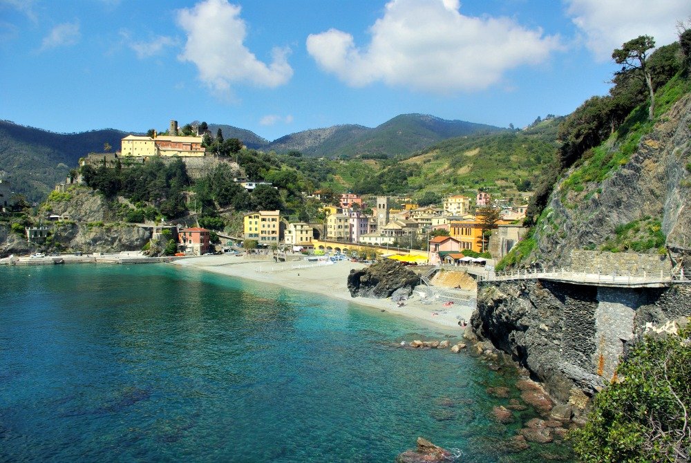Excitement filled the air at Monterosso al Mare the first of the five romantic villages we visited on the Cinque Terre