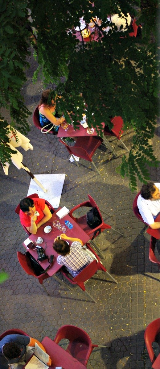View of Courtyard Restaurant Seville