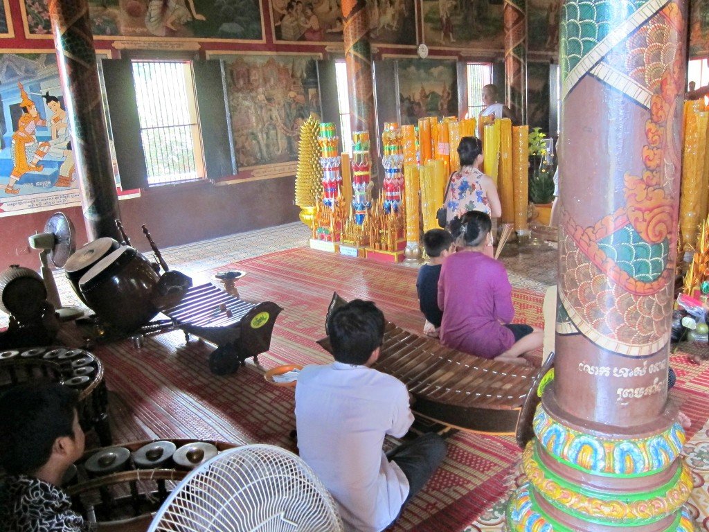 Inside Wat Phnom