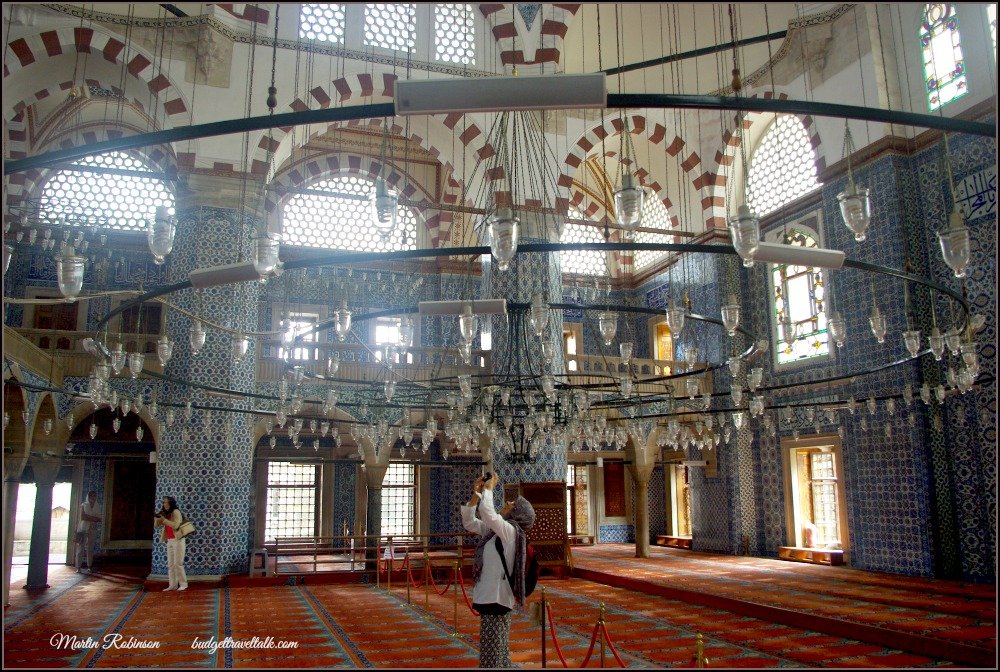 Rustem Pasha Mosque Interior Istanbul by budget travel talk