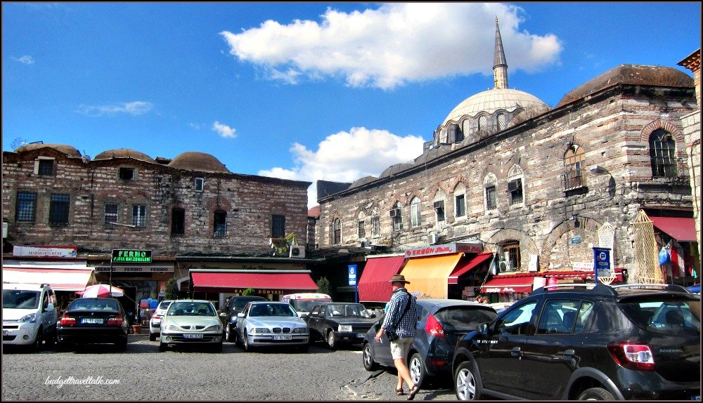 Rustem Pasha Mosque from carpark