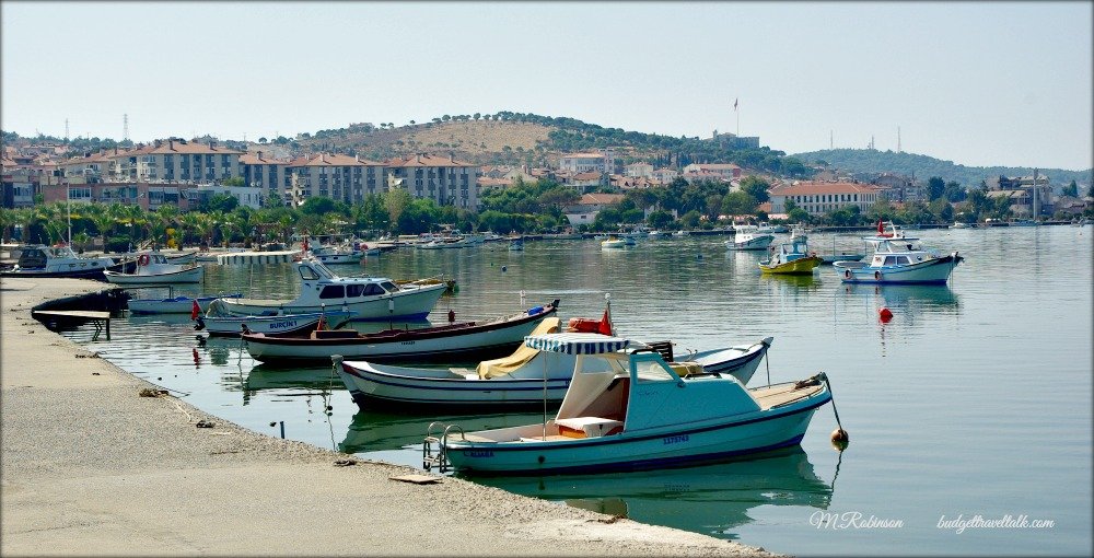 Ayvalik waterfront from the north