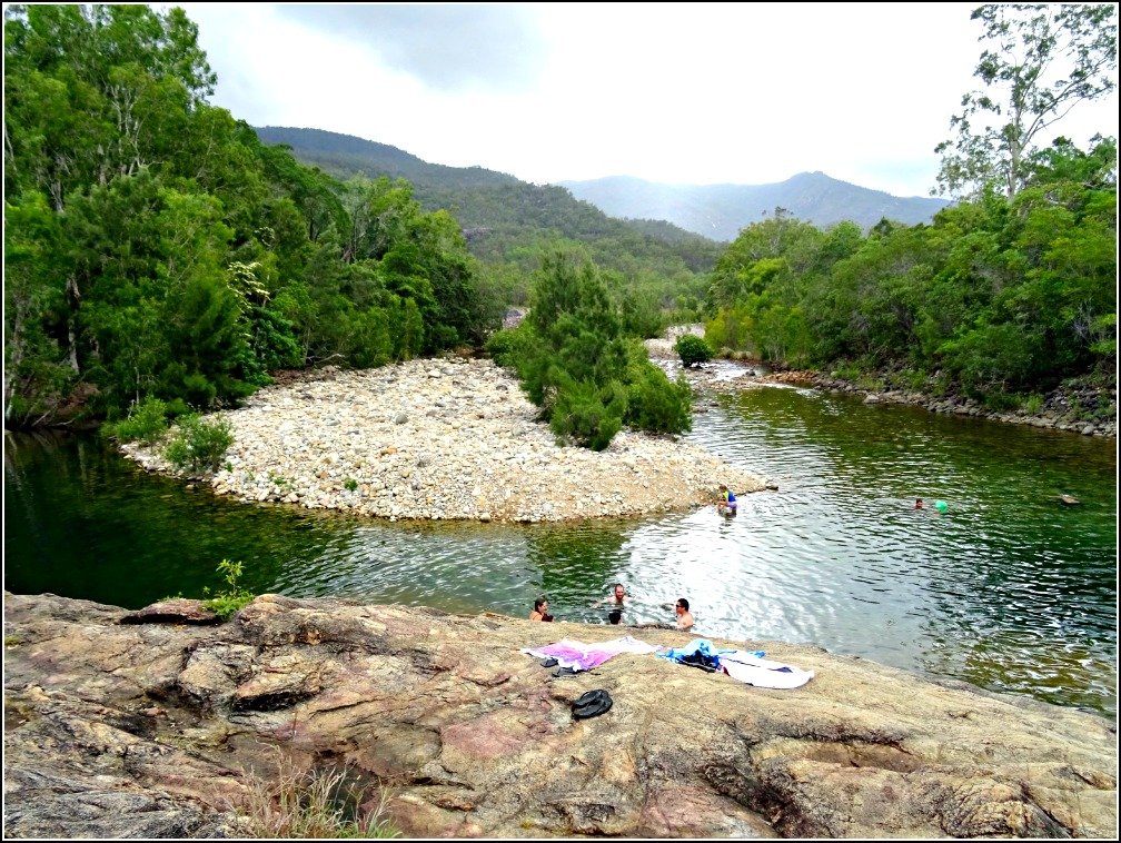 Swimming in Paradise (Waterhole) north of Townsville in North Queensland