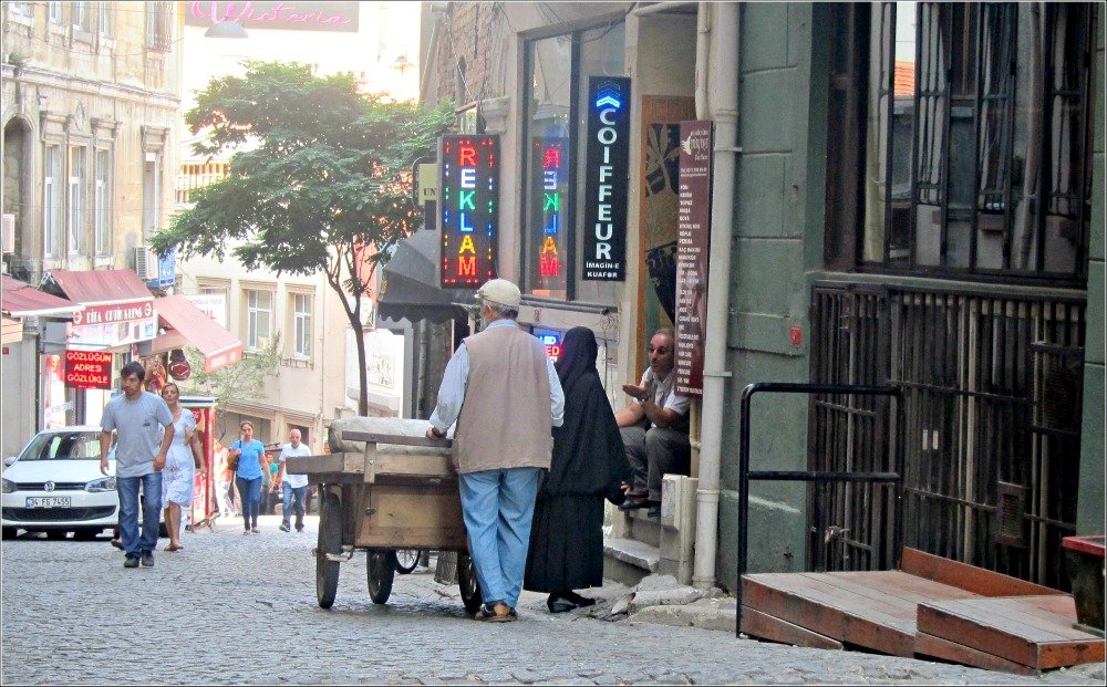 Galata Street Scene
