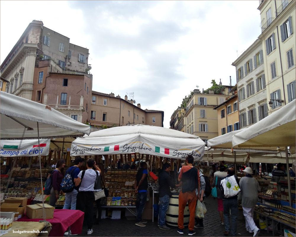 Rome Campo de Fiori Rome's Produce Market