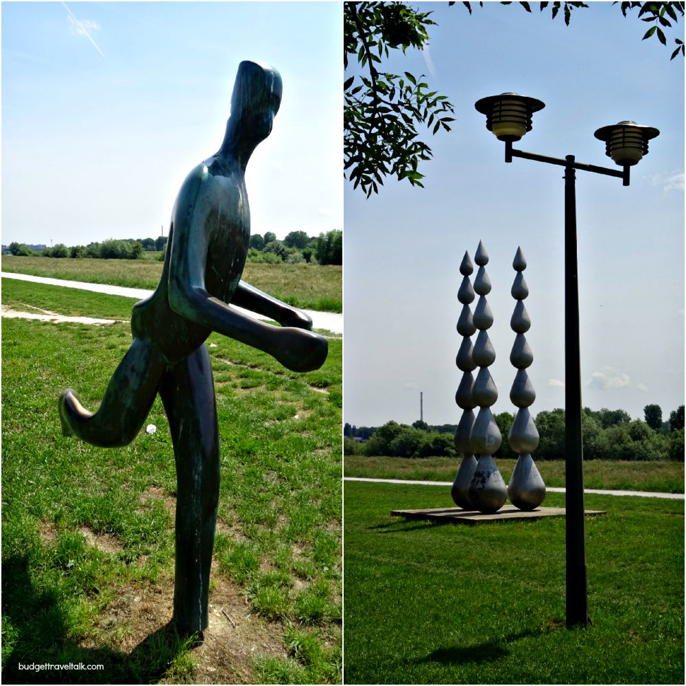 Zagreb Sava River Statues