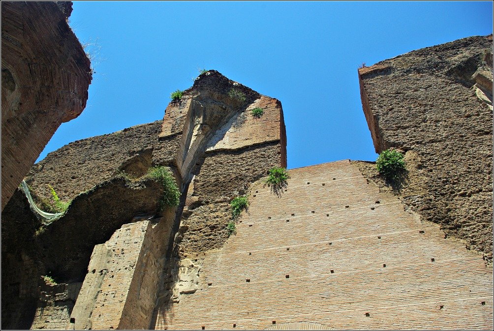 Termi de Caracalla Walls and Greenery