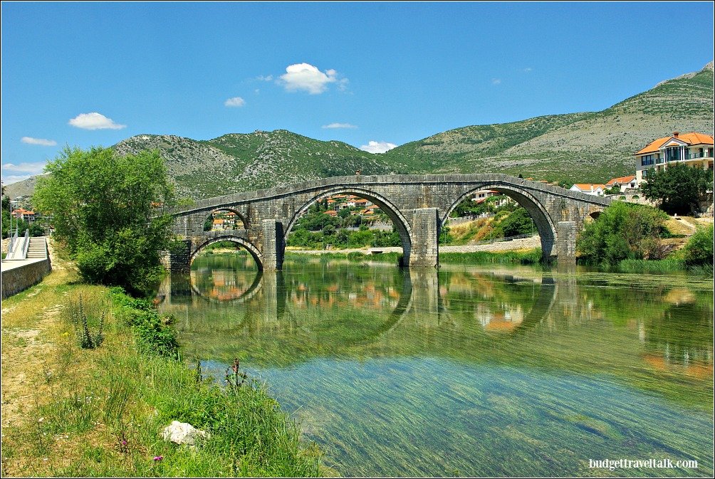 Arslanagic Bridge Trebinje from Trebinje