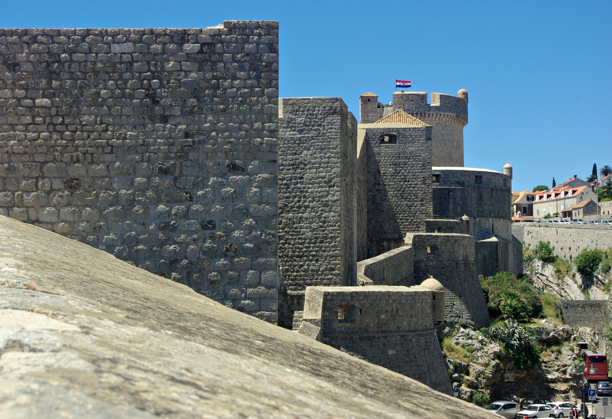 Dubrovnik walls and tower