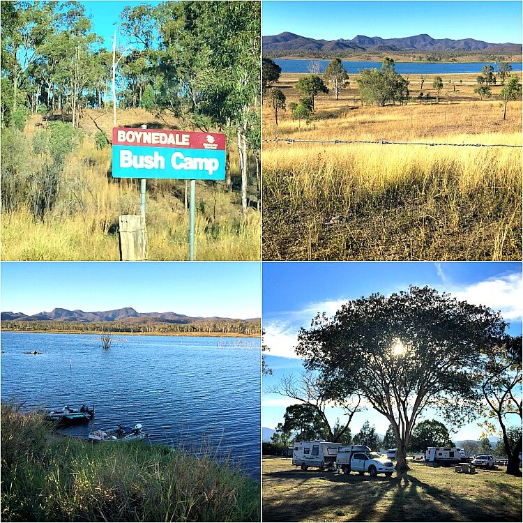 Collage of Scenes from Boynedale Bush Camp Free Camp
