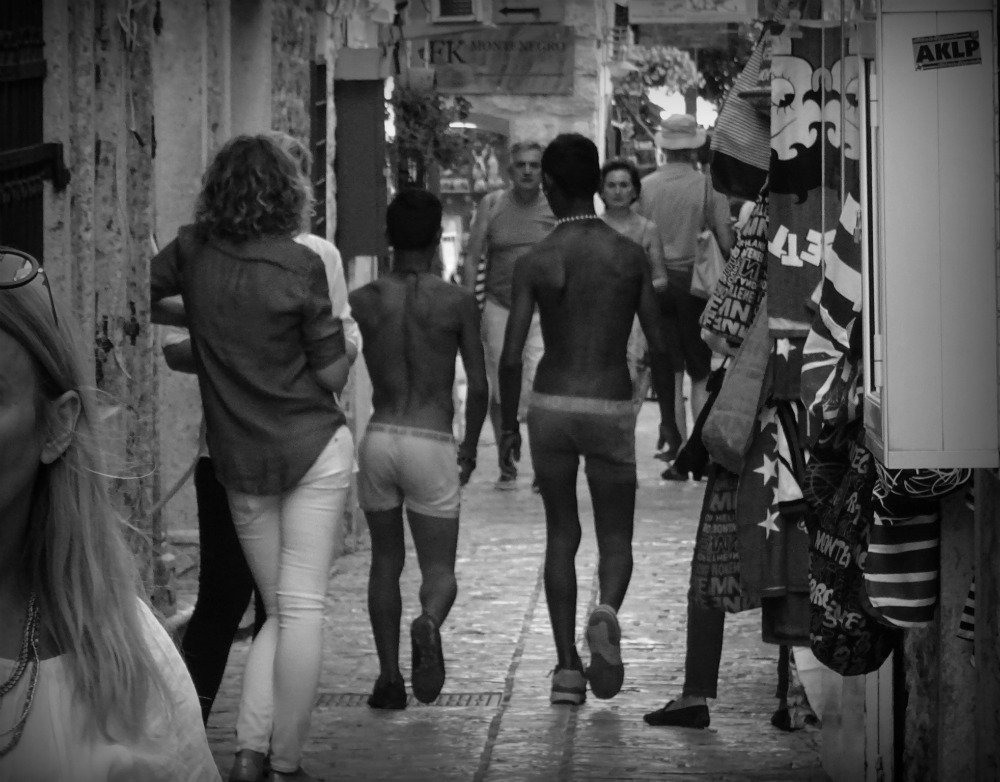 Budva Old Town Boys in Boxers