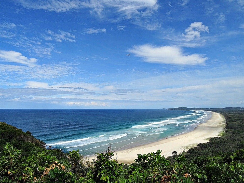 Tallow Beach at Byron Bay in New South Wales