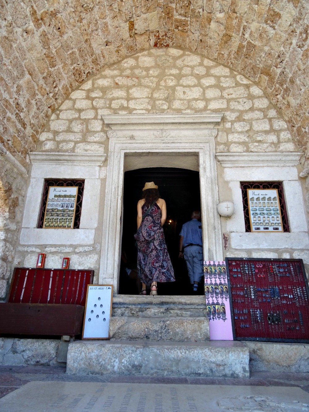 Entering Church of our Lady of Remedy Kotor