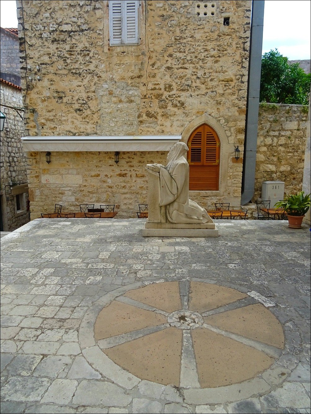Hvar Benedictine Monk Statue