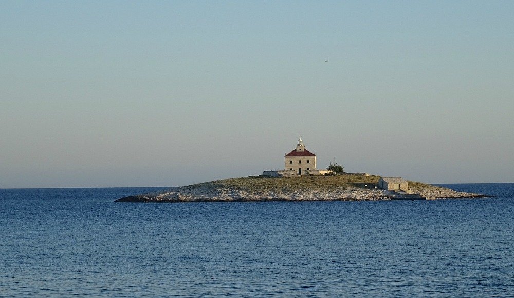 Hvar Lighthouse on Pokonji Dol Island