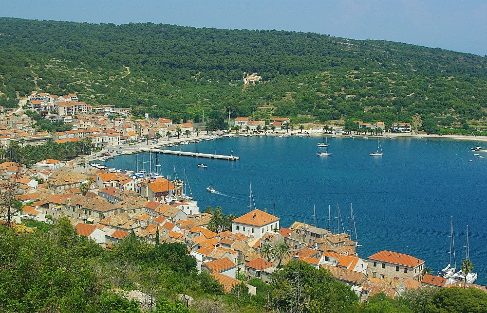 Luka - The Harbour - on Vis Island. Croatia's most far flung inhabited island, Vis is delightfully off the beaten path.