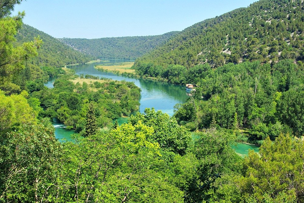 Downstream of Krka National Park Croatia