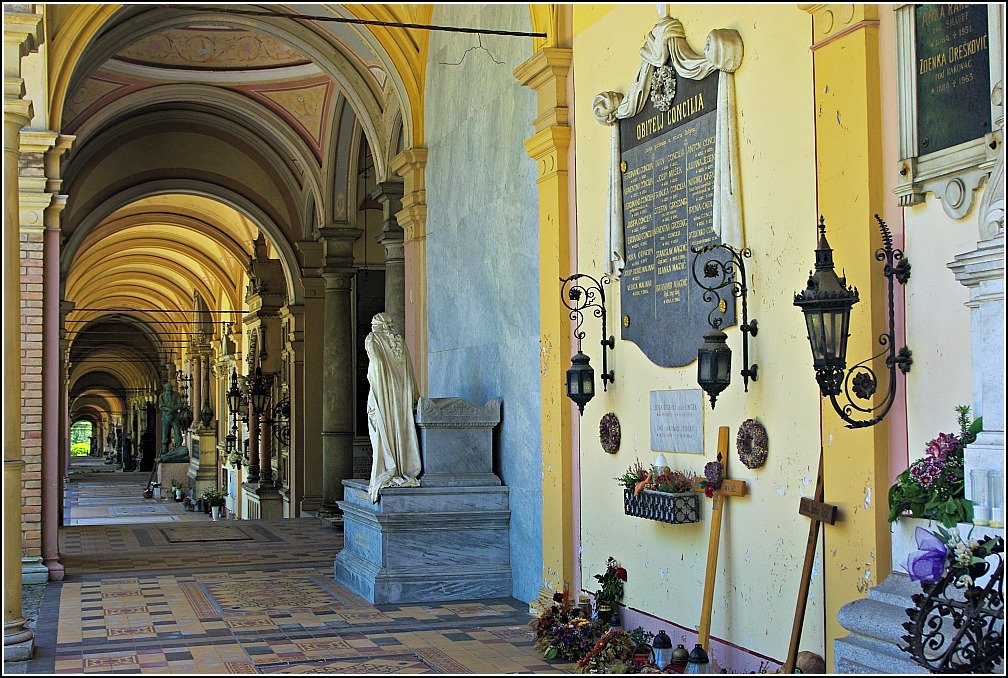 Mirogoj Cemetery Arcade Pastels