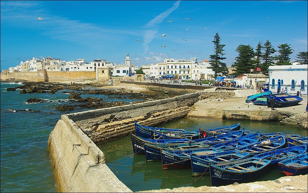 Essaouira is a fishing port a couple of hours outside of Marrakech