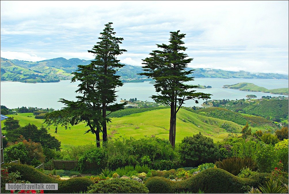 Otago Peninsula from Larnach Castle