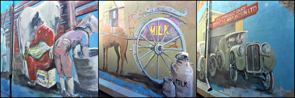 Nanango Murals - History of Cream as portrayed by artist Will Nelson