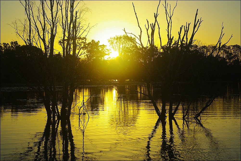 Lake Proserpine Sunset Queensland Australia