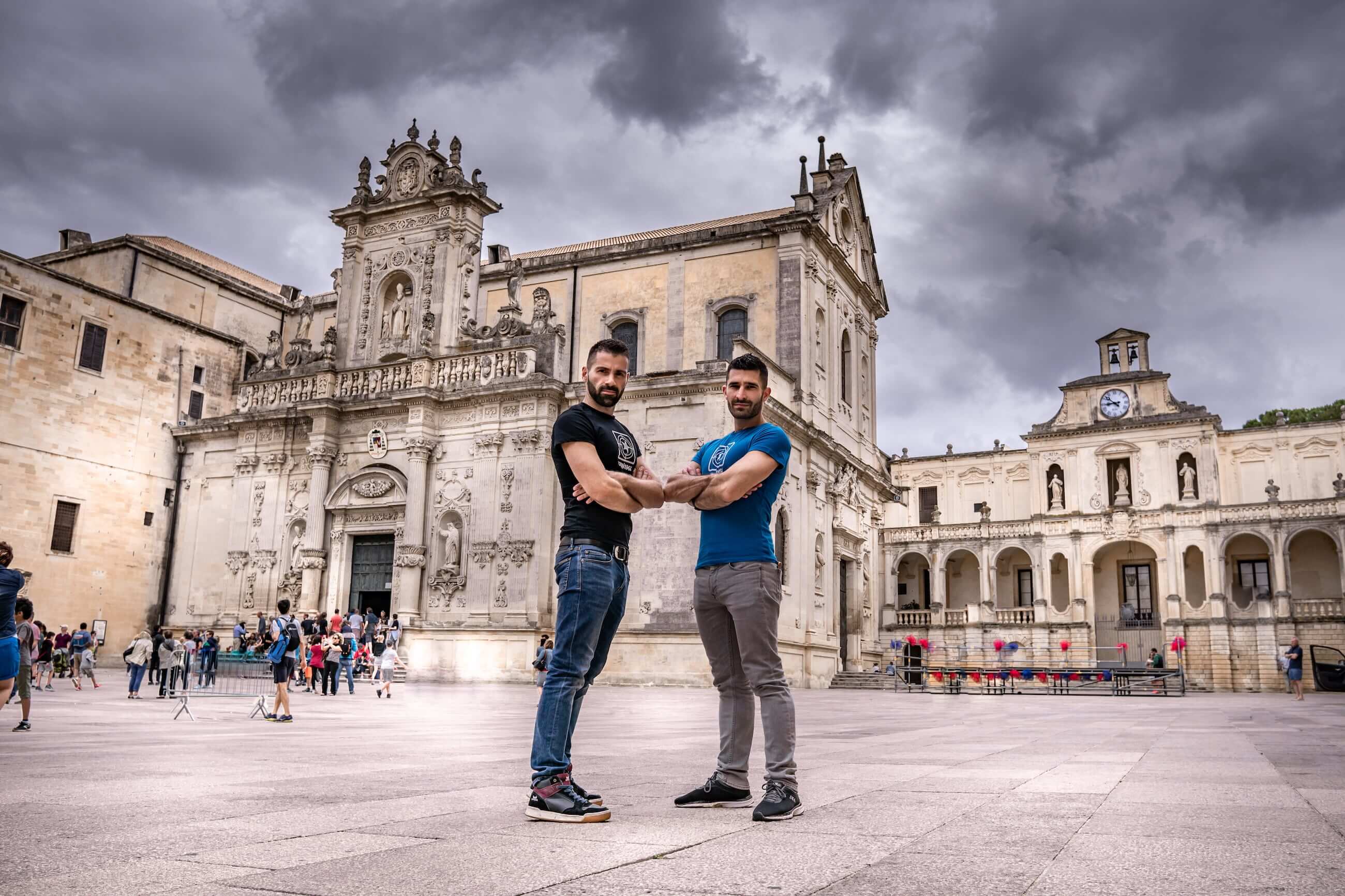 A Photo of Puglia Lecce Piazza Duomo Italy and budget travel tips for your Europe Bucket List