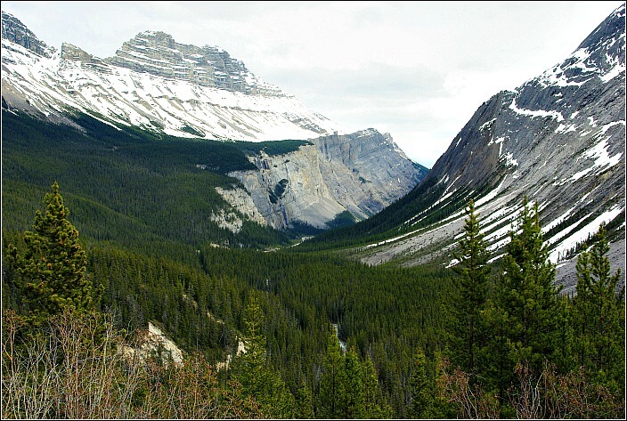 Big Hill and Big Bend on the Banff to Jasper Road Trip