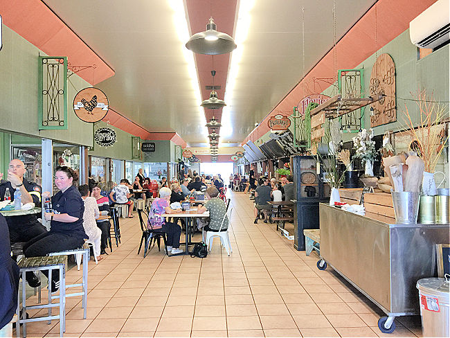 The internal arcade at Otto's Warrina Shopping Centre Townsville
