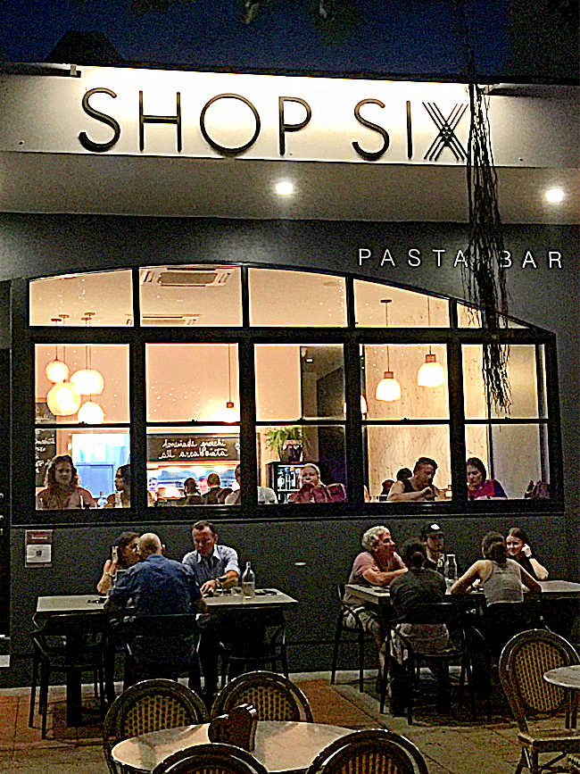 Exterior Shop Six Dog Friendly Restaurant Townsville Strand